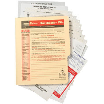 Confidential All-In-One Driver Qualification Packet (Snap-Out)