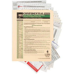 Confidential All-In-One Driver Qualification Packet (Single Copy)